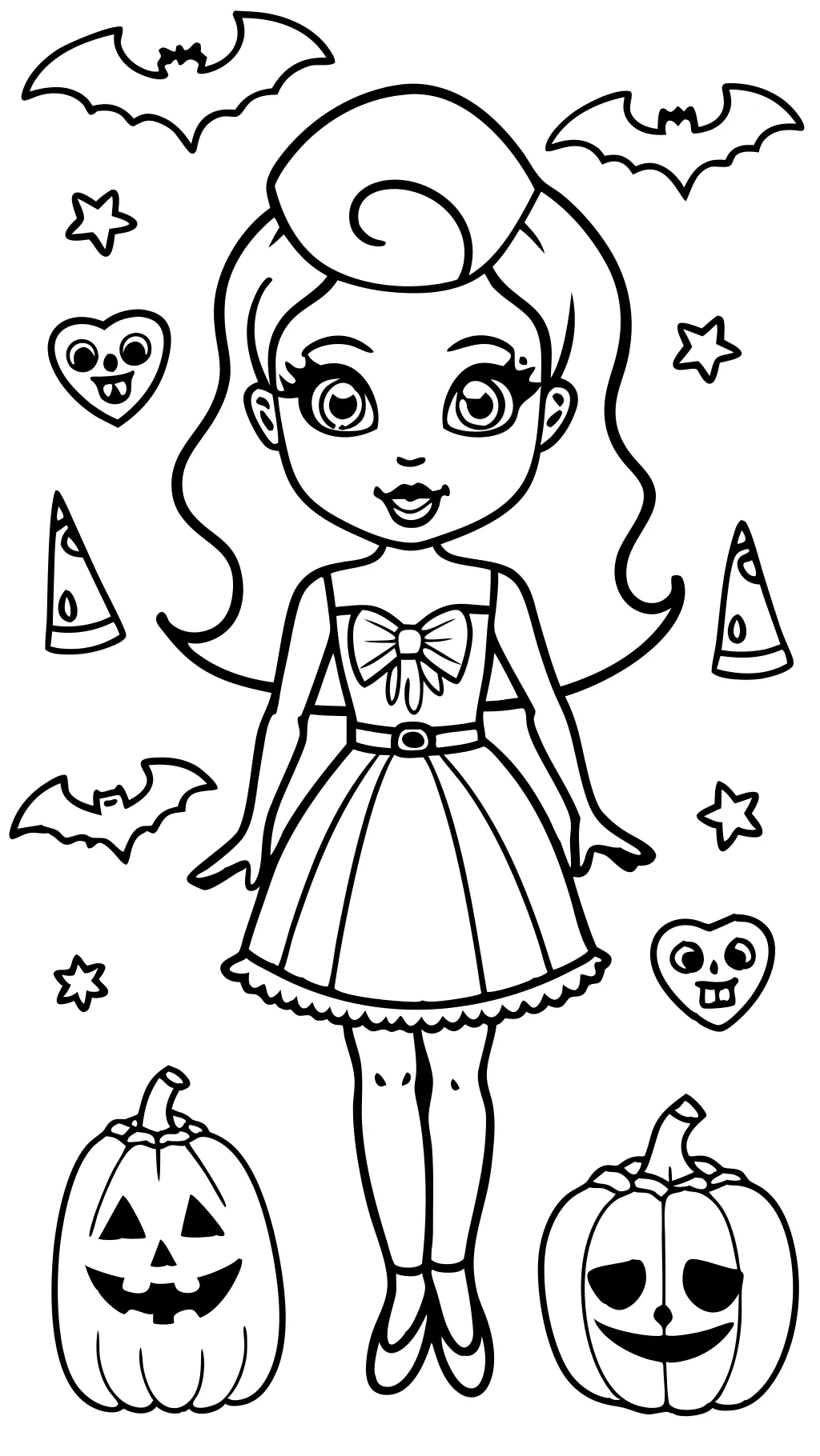 coloriages Halloween Barbie